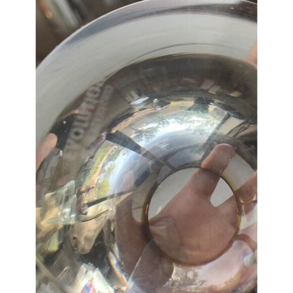 Signed Waterford Evolution Vase Crystal With Foil Amber Top Fades To Clear - Picture 3 of 7